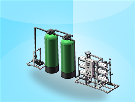 3吨/时反渗透设备，广西纯水处理，广西水处理厂家