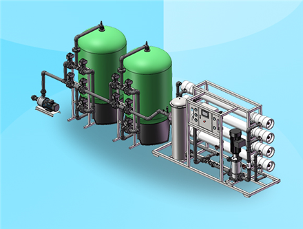 8吨/时 反渗透设备，广西水处理生产厂家长期提供纯水设备